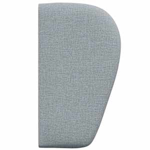 Uši čela postele Světle šedá 40 x 23 x 6 cm textil - obrázek 7