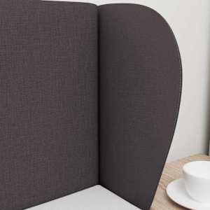 Uši čela postele Hnědá 40 x 23 x 6 cm textil - obrázek 4
