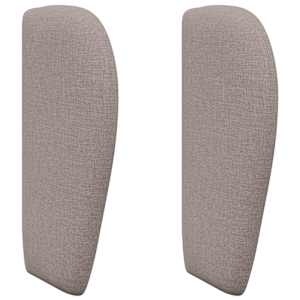 Uši čela postele Taupe 40 x 23 x 6 cm textil - obrázek 2