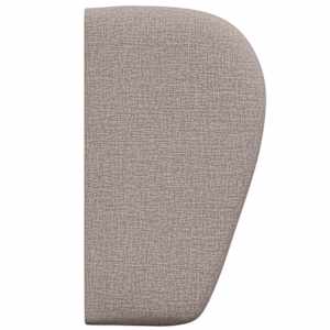 Uši čela postele Taupe 40 x 23 x 6 cm textil - obrázek 7