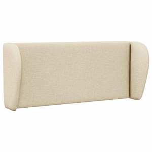 Uši čela postele Krémová 40 x 23 x 6 cm textil - obrázek 3