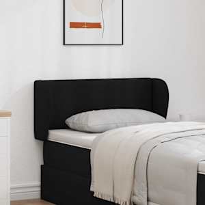 Ušesni vzglavnik Črna 40 x 23 x 6 cm PVC