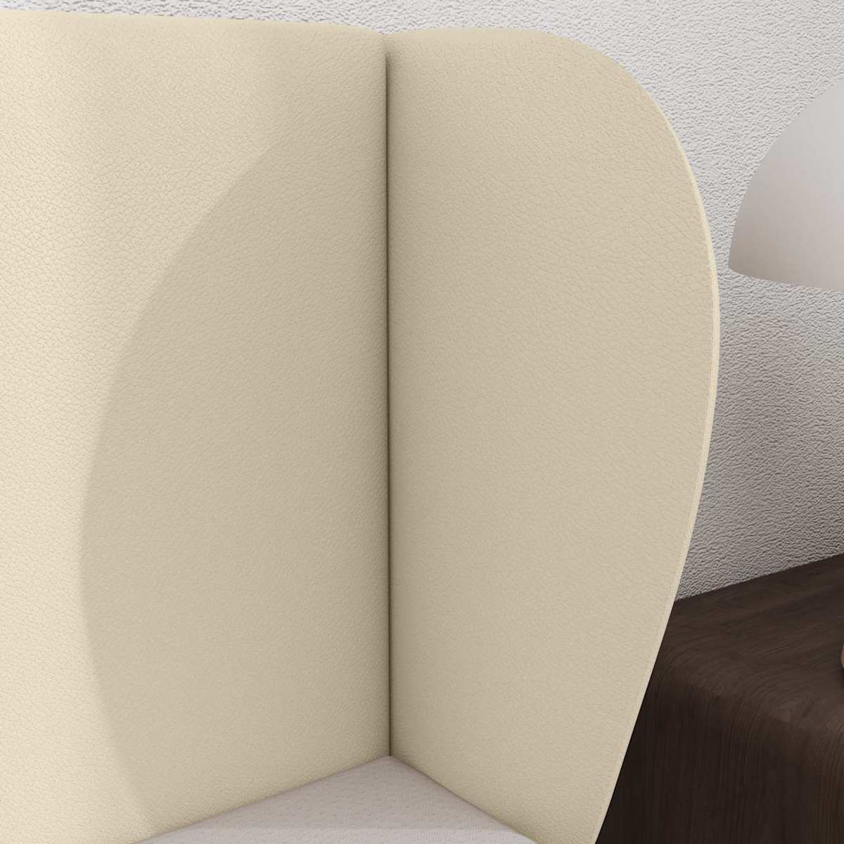 Hovedgærdeøre Creme PVC - Billede 4