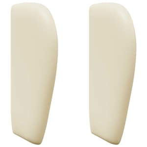 vidaXL Peatoe K&otilde;rv cream PVC