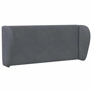 Uši čela postele Tmavě Šedá 40 x 23 x 6 cm samet - obrázek 3