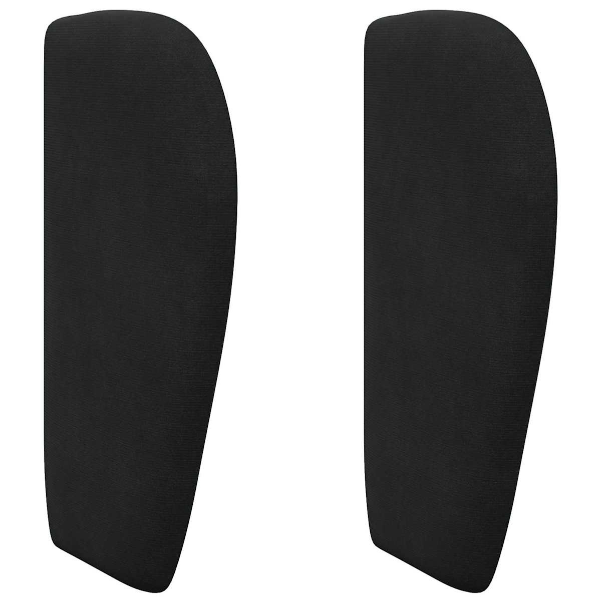 Hovedgærdeøre Sort 40 x 23 x 6 cm Fløjl - Billede 2