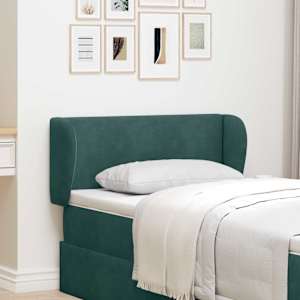 Ušesni vzglavnik Zelena 40 x 23 x 6 cm Žamet