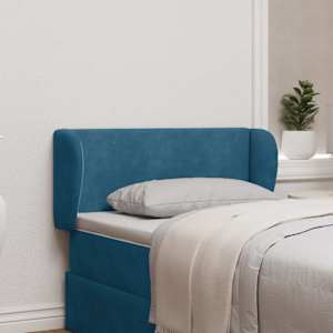 Ušesni vzglavnik Modra 40 x 23 x 6 cm Žamet