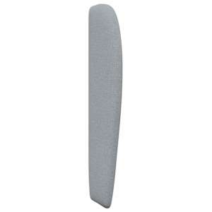 Uši čela postele Světle šedá 80 x 23 x 6 cm textil - obrázek 5
