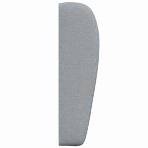 Uši čela postele Světle šedá 80 x 23 x 6 cm textil - obrázek 7