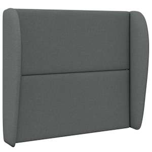 Uši čela postele Tmavě Šedá 80 x 23 x 6 cm textil - obrázek 3