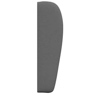 Uši čela postele Tmavě Šedá 80 x 23 x 6 cm textil - obrázek 7