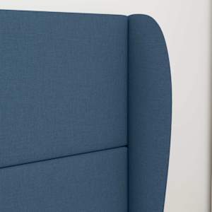 Uši čela postele Modrá 80 x 23 x 6 cm textil - obrázek 4