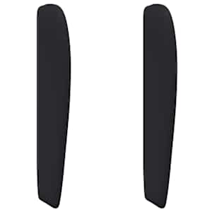 vidaXL Peatoe K&otilde;rv Must 80 x 23 x 6 cm PVC