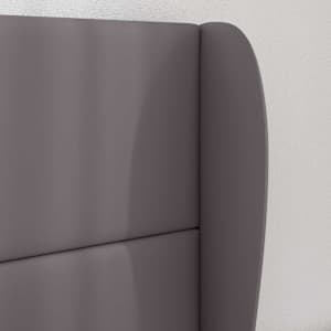 Uši čela postele Tmavě Šedá 80 x 23 x 6 cm PVC - obrázek 4
