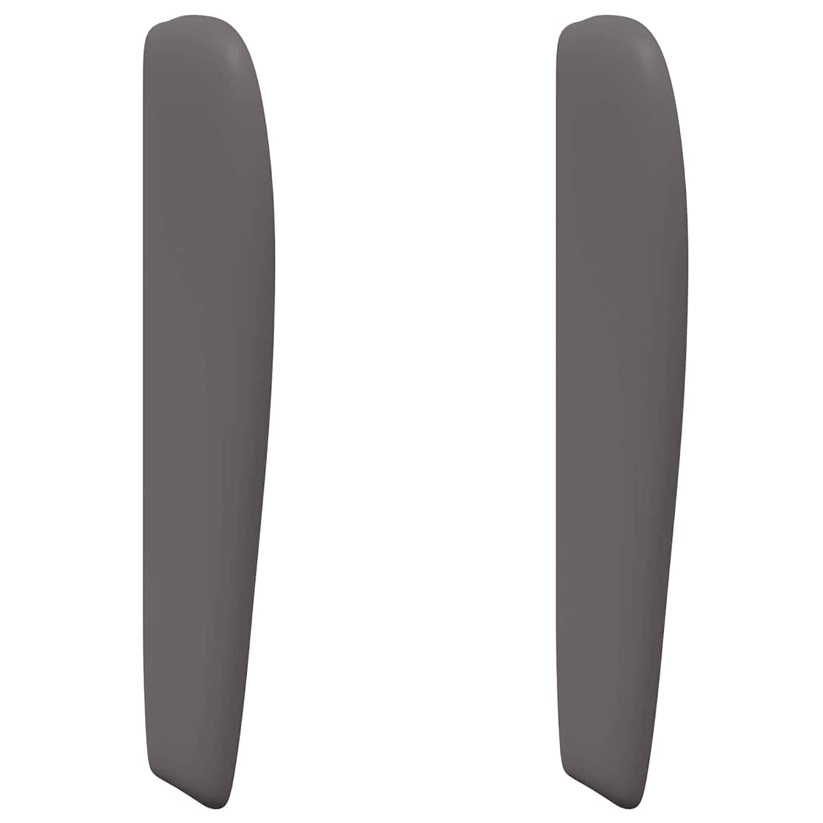 Hovedgærdeøre Dæmpet Grå 80 x 23 x 6 cm PVC - Billede 2