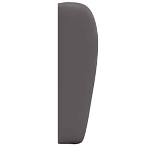 Uši čela postele Tmavě Šedá 80 x 23 x 6 cm PVC - obrázek 7