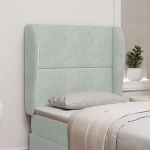 Ušesni vzglavnik Svetlo siva 80 x 23 x 6 cm Žamet