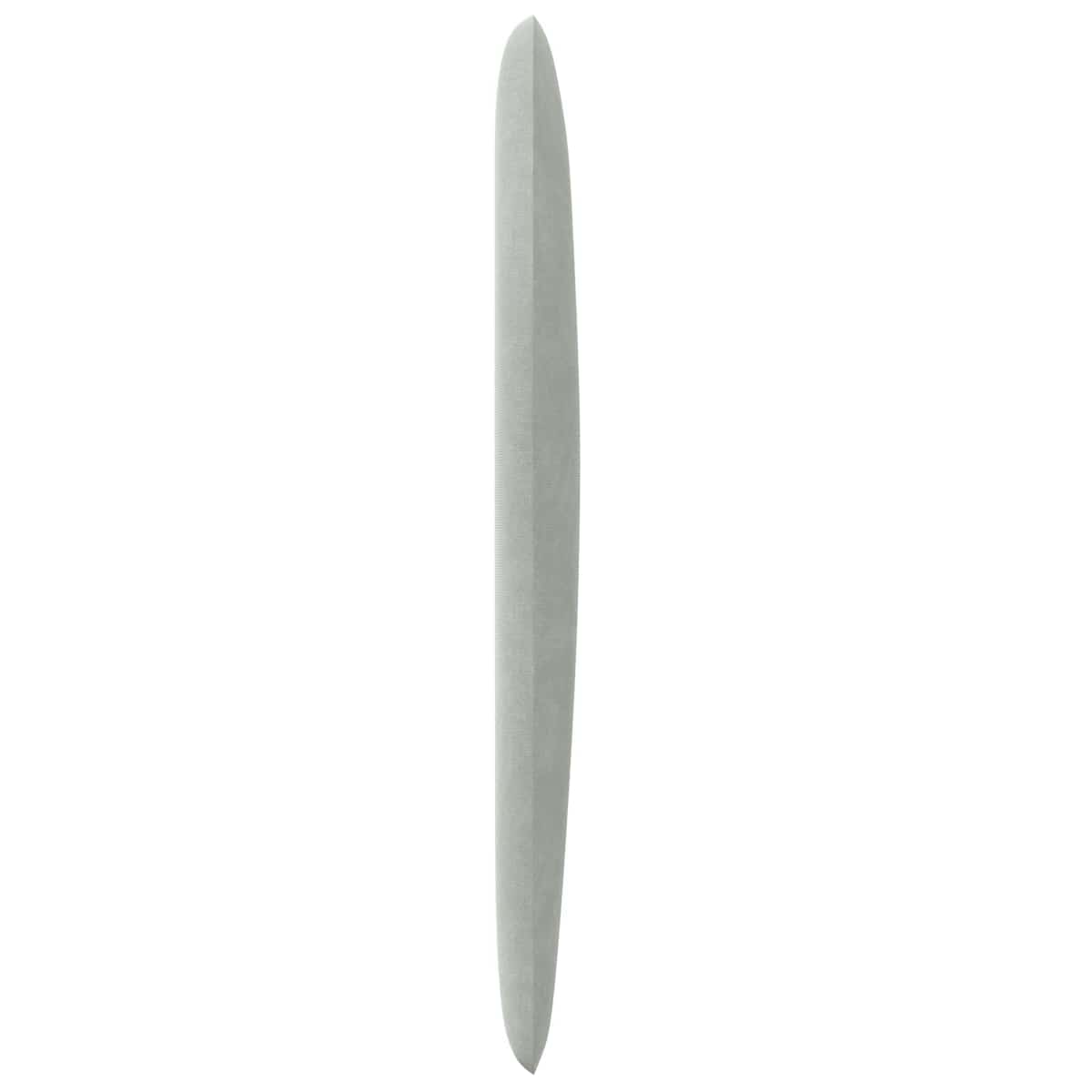 Hovedgærdeøre Lysegrå 80 x 23 x 6 cm Fløjl - Billede 6