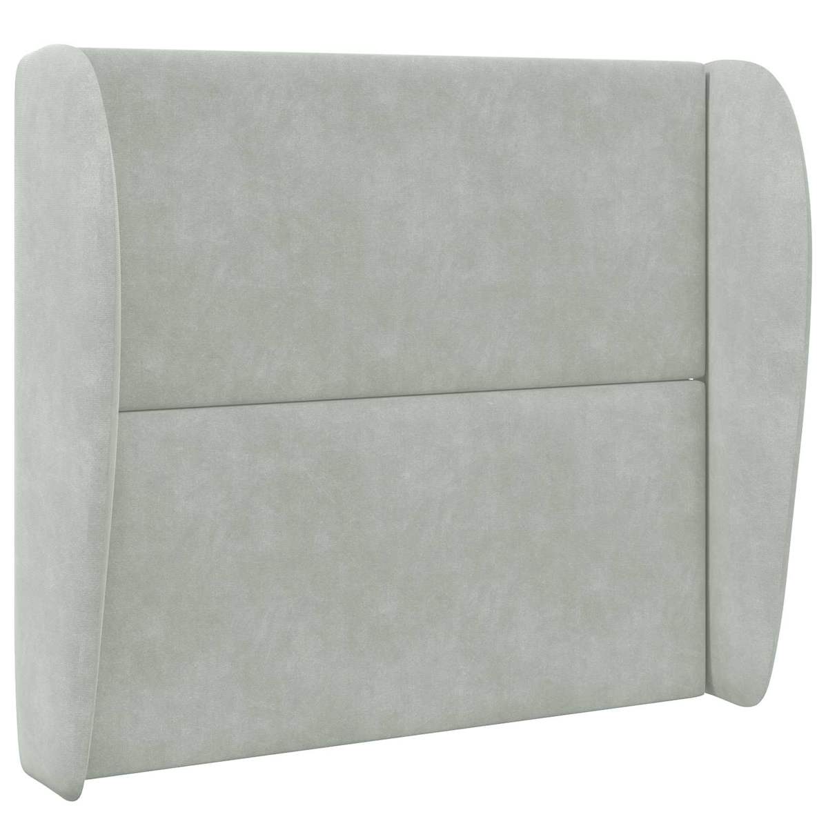 Hovedgærdeøre Lysegrå 80 x 23 x 6 cm Fløjl - Billede 3