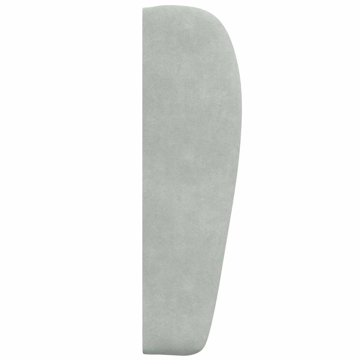 Hovedgærdeøre Lysegrå 80 x 23 x 6 cm Fløjl - Billede 7
