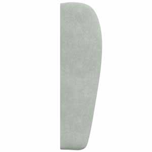 Uši čela postele Světle šedá 80 x 23 x 6 cm samet - obrázek 7