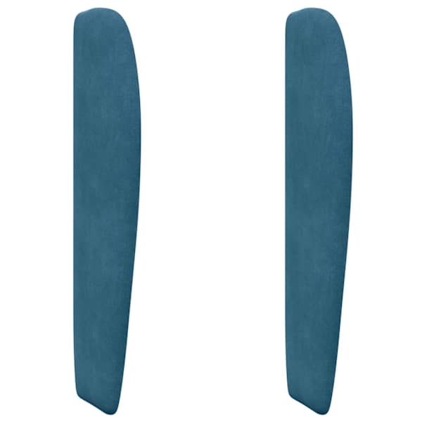 vidaXL Peatoe K&otilde;rv Sinine 80 x 23 x 6 cm Samet