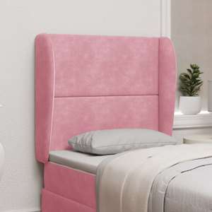 Ušesni vzglavnik Roza 80 x 23 x 6 cm Žamet