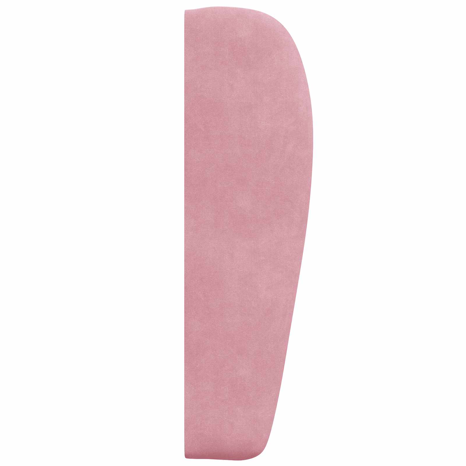 vidaXL Kopfteil Ohr Rosa 80 x 23 x 6 cm Samt – Bild 7