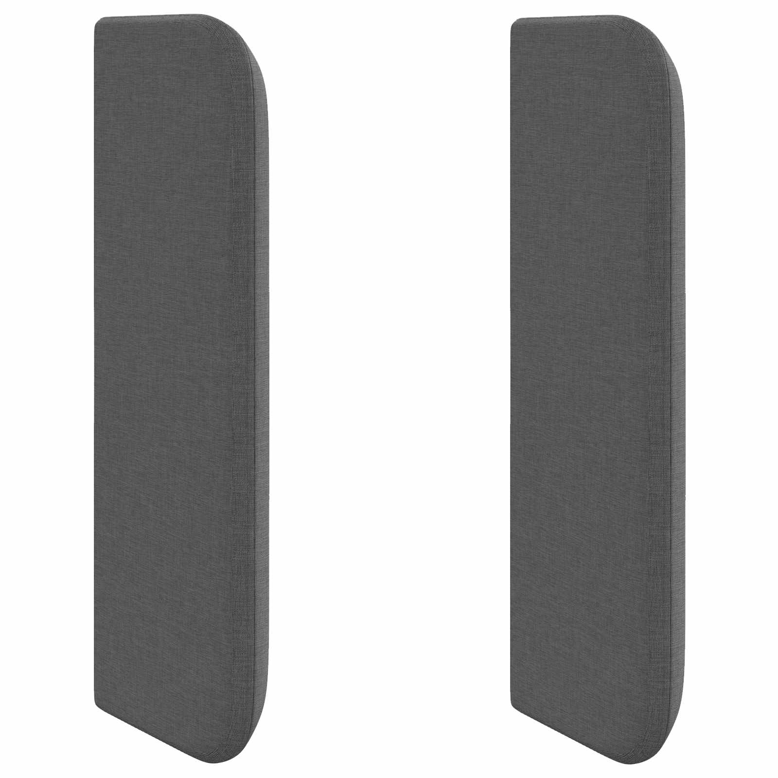 Thumbnail - vidaXL Kopfteil Ohr Dunkelgrau 40,5 x 40,5 x 4 cm Stoff