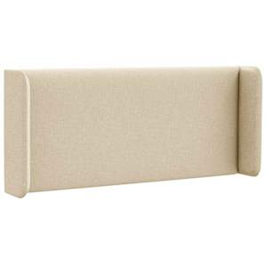 Uši čela postele Krémová 40,5 x 40,5 x 4 cm textil - obrázek 3