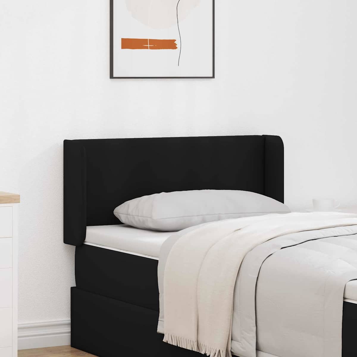 Hovedgærdeøre Sort PVC