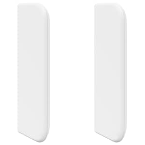 vidaXL Peatoe K&otilde;rv Valge PVC