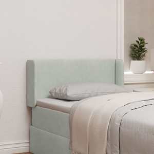 Ušesni vzglavnik Svetlo siva 40,5 x 40,5 x 4 cm Žamet