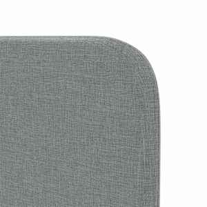 Uši čela postele Světle šedá 80 x 16 x 4 cm textil - obrázek 9