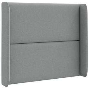 Uši čela postele Světle šedá 80 x 16 x 4 cm textil - obrázek 3
