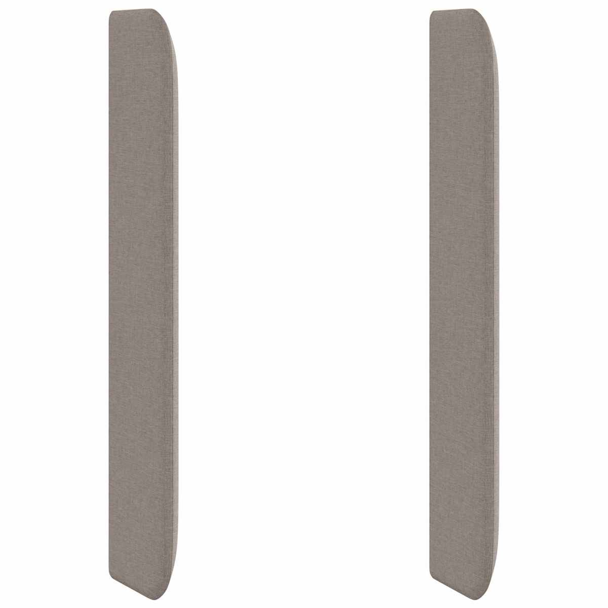 Hovedgærdeøre Gråbrun 80 x 16 x 4 cm Stof - Billede 2