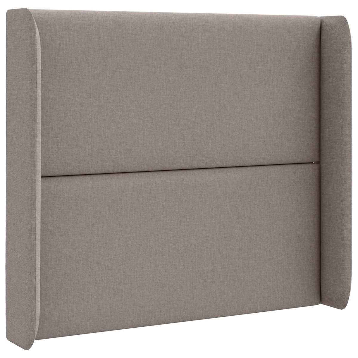 Hovedgærdeøre Gråbrun 80 x 16 x 4 cm Stof - Billede 3