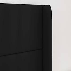 Uši čela postele Černá 80 x 16 x 4 cm PVC - obrázek 4