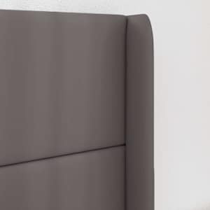 Uši čela postele Šedá 80 x 16 x 4 cm PVC - obrázek 4