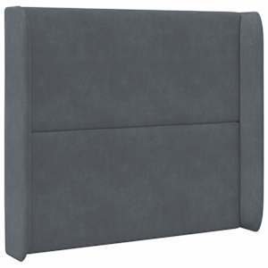 Uši čela postele Šedá 80 x 16 x 4 cm samet - obrázek 3