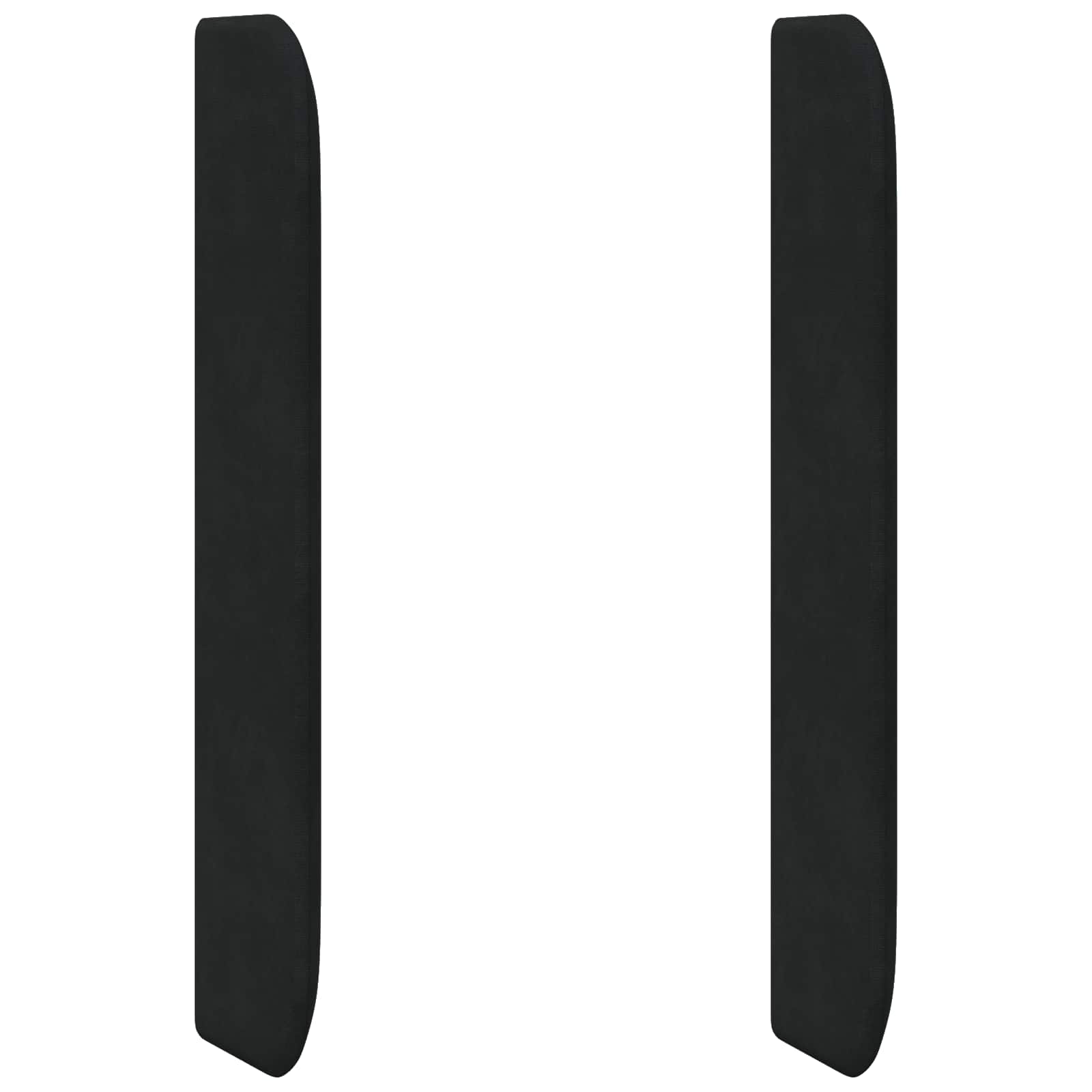 Thumbnail - vidaXL Kopfteil Ohr Schwarz 80 x 16 x 4 cm Samt