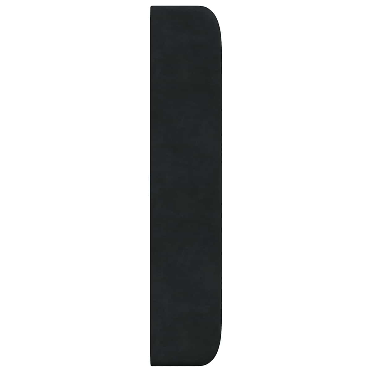 Hovedgærdeøre Sort 80 x 16 x 4 cm Fløjl - Billede 7