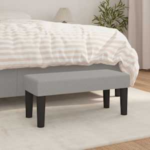 Klop svetlo siva 70x30x30 cm blago