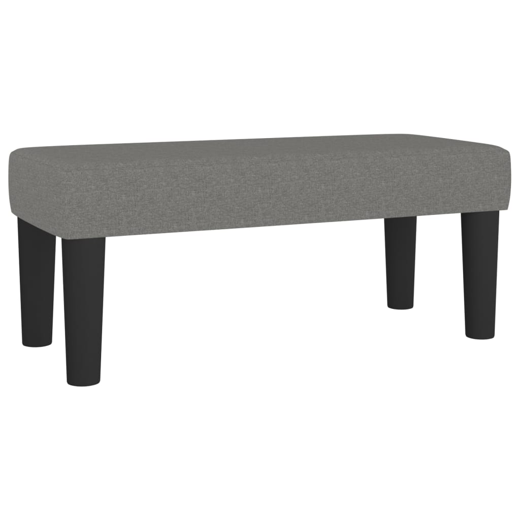 vidaXL Lavice tmavě šedá 70 x 30 x 30 cm textil