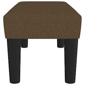 Lavice tmavě hnědá 70 x 30 x 30 cm textil - obrázek 4