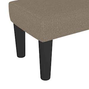 Lavice taupe 70 x 30 x 30 cm textil - obrázek 5