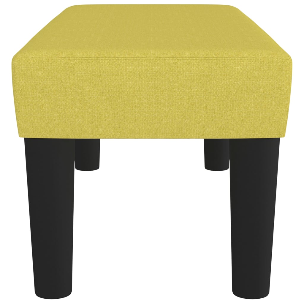 Bancă, verde, 70x30x30 cm, textil