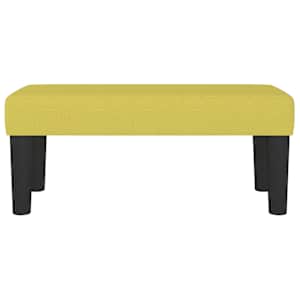 vidaXL Suoliukas, žalios spalvos, 70x30x30cm, audinys