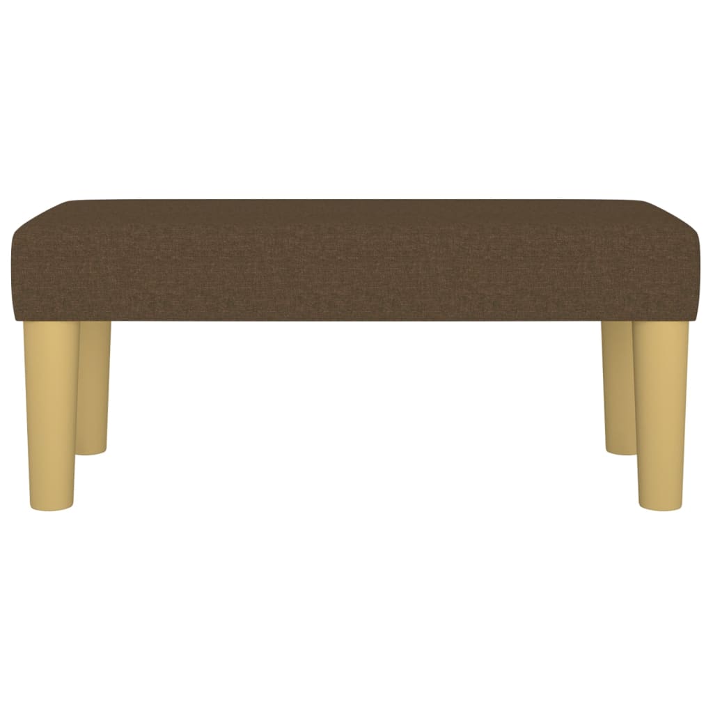 vidaXL barna szövet pad 70 x 30 x 30 cm